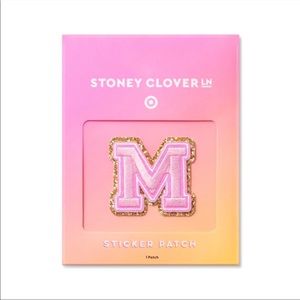 Stoney clover lane target letter m patch